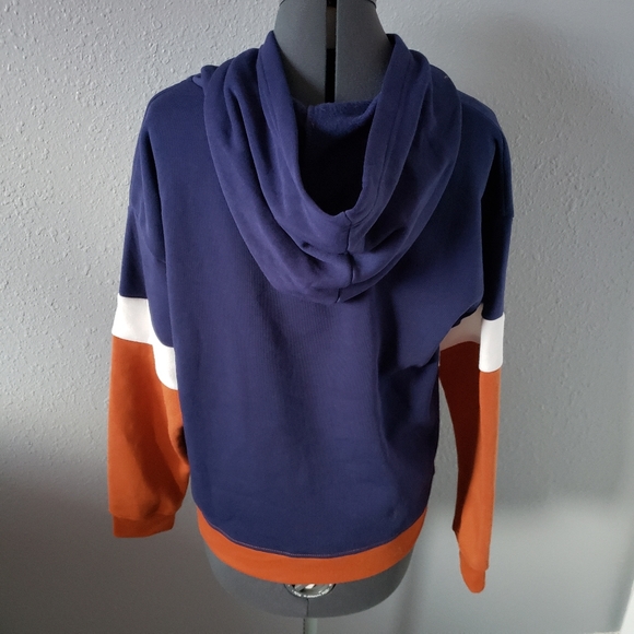 NWT Moral Fiber Multicolored Chevron Hoodie - Picture 3 of 7